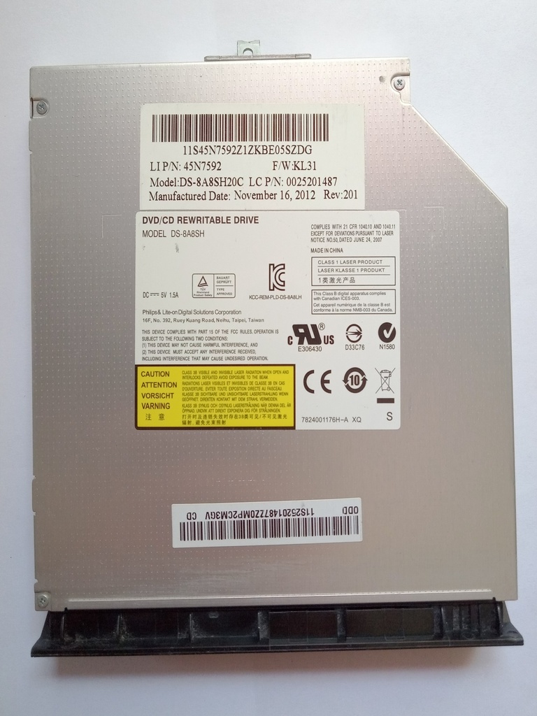 Quemador Dvd para laptop Lenovo G480 Ds-8a8sh20c