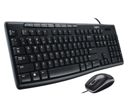 [KB-357] Kit Logitech teclado y mouse mk200 alámbrico usb